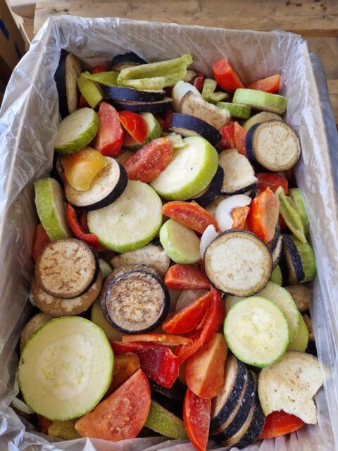 Смесь Соте из баклажанов и кабачков
